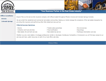 Tablet Screenshot of empiretitle.com